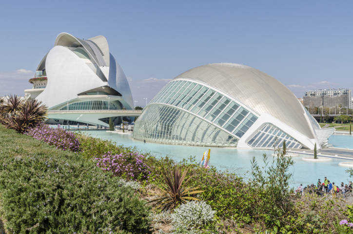 137 - Valencia - Ciutat de Les Arts i Les Ciencies - Hemisferic y Palau de Les Arts
